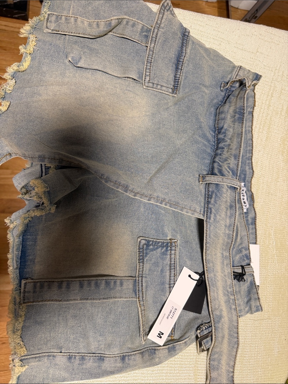 Light Blue Women's Denim Shorts - Brand: Unknown